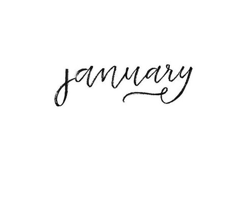 January Calligraphy, January Lettering, Cute Home Screens, Tattoo Font, Calendar Girls, January 2023, January 25, Calligraphy Letters, Word Tattoos