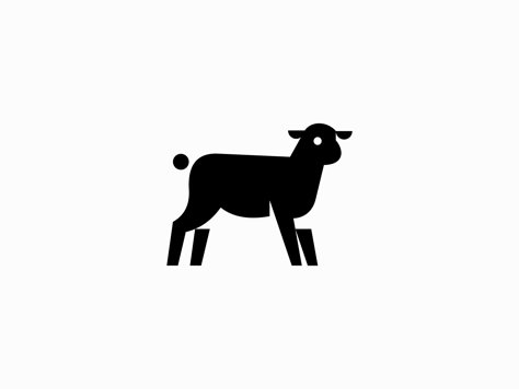 Negative Space Letters, Cheese Character, Lamb Logo, 2 Samuel 12, Space Letters, Sheep Silhouette, Sheep Logo, Sheep Illustration, Visuell Identitet