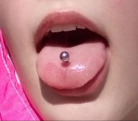 Cute Tounge Peircings, Tounge Piercings Aesthetic, Tongue Piercing Aesthetic, Tongue Piercing Jewelry, Natural Hair Mask, Facial Piercings, Cute Piercings, Face Wrinkles, Tongue Piercing