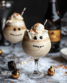 If you're looking for a fun and indulgent drink to cozy up with this winter, the Easy Dirty Snowman Baileys Ice Cream Cocktail is just the thing. This creamy, decadent Dirty Snowman Drink Baileys, Ice Cream Drinks With Liquor, Dirty Snowman Drink, Snowman Drink, Ice Cream Cocktail, Ice Cream Drink, Cream Cocktails, Baileys Ice Cream, Carrot Cake Cheesecake Recipe