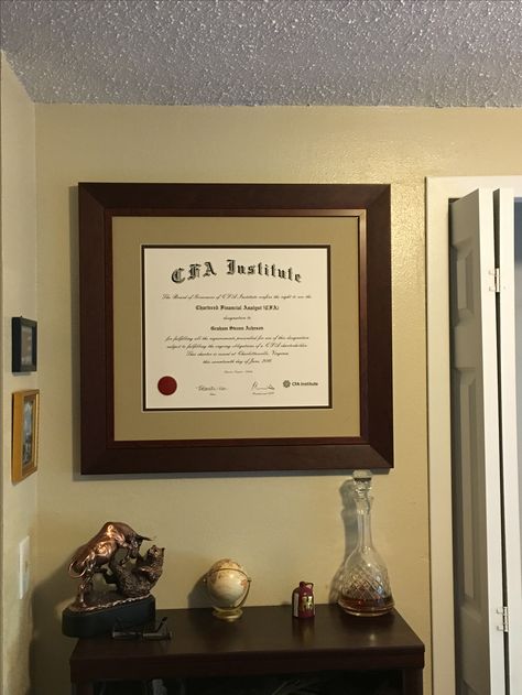 My charter on display. #CFA #Charter Student Loan Aesthetic, Chartered Accountant Vision Board, Cfa Level 1 Aesthetic, Chartered Accountant Wallpaper Aesthetic, Acca Accounting Aesthetic, Cfa Aesthetic, Finance Major Aesthetic, Investment Banker Aesthetic, Charted Accountant Aesthetics