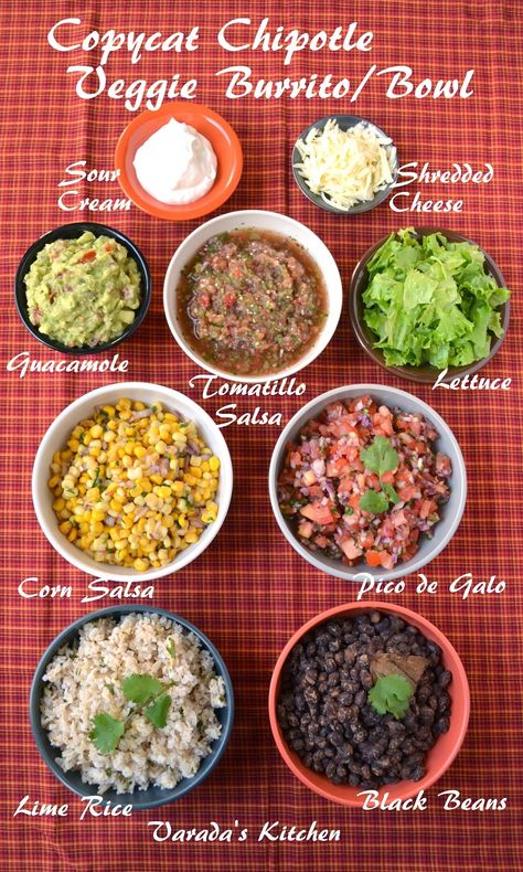 Veggie Burrito Bowl, Chipotle Recipes, Copycat Chipotle, Vegan Chipotle, Veggie Burrito, Food Mexican, Veggie Bowl, Burrito Bowl, Food Restaurant