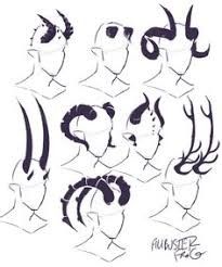 Demon horns concept Tiefling Horn, Drawing Hair, 캐릭터 드로잉, Architectural Drawing, Concept Art Drawing, Fan Art Drawing, Creature Concept Art, Anime Drawings Tutorials, Art Tutorial