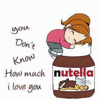 Day 19: Everyone is so obsessed with Nutella, but then there is me. Don't get me wrong, I like it. I am just- um- I am allergic to it... I fail lol. Anyway, make this day a day you will never forget- in a good way! Nutella Image, Nutella Quotes, Nutella Lover, Nutella Recipes, Chibi Girl, I Like You, Love Chocolate, Love Images, About Love