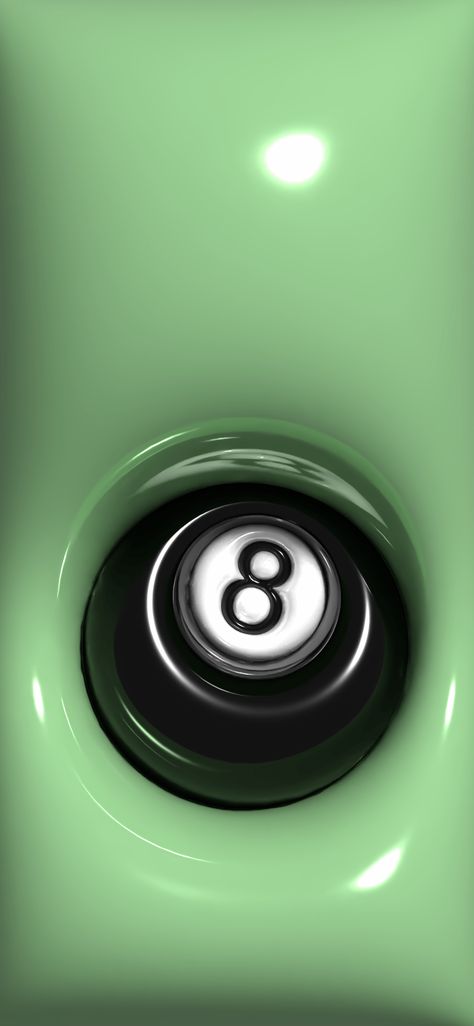 8 Ball Pool Wallpaper, Green 3d Wallpaper, 8 Ball Wallpaper, Bubble Wallpaper, Ball Wallpaper, Apple Background, Green Pool, Indie Vibes, Ball Aesthetic