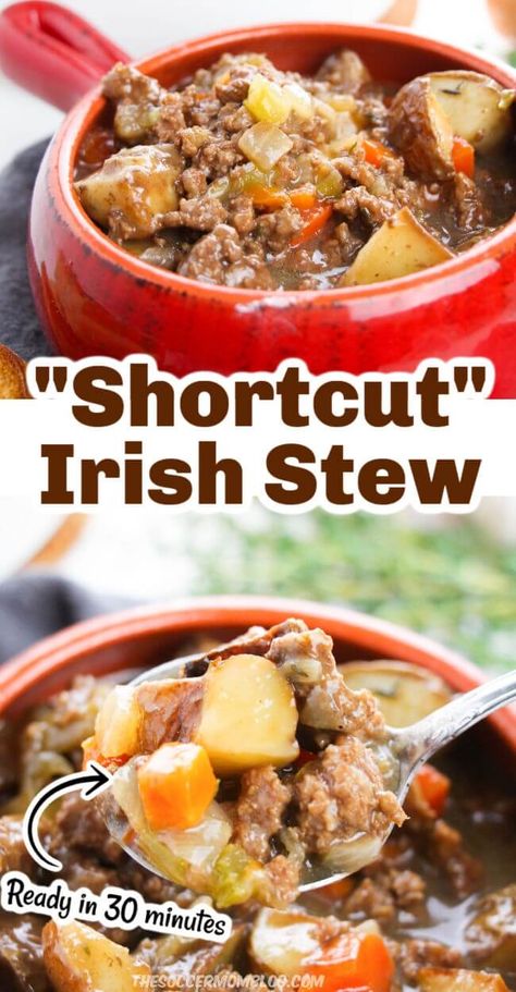 Recipe Beef Stew, Irish Beef Stew Recipe, Traditional Irish Stew, Irish Stew Recipe, Ground Beef Stews, Irish Beef Stew, Irish Beef, Beef Stew Crockpot, Irish Stew