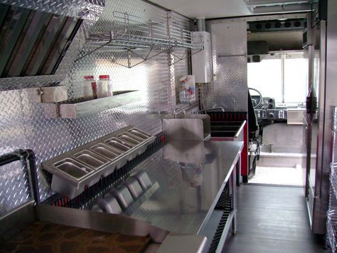 Food truck interior          decoracion                                               … Food Truck Design Interior, Food Truck Interior, Cleveland Food, Foodtrucks Ideas, Restaurant Kitchen Design, Pizza Food Truck, Commercial Kitchen Design, Food Truck Menu, Container Restaurant