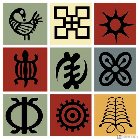 Symbol For Family, Adinkra Cloth, Symbol For Family Tattoo, Family Symbol, African Symbols, Afrique Art, Adinkra Symbols, Friendship Symbols, Symbols And Meanings