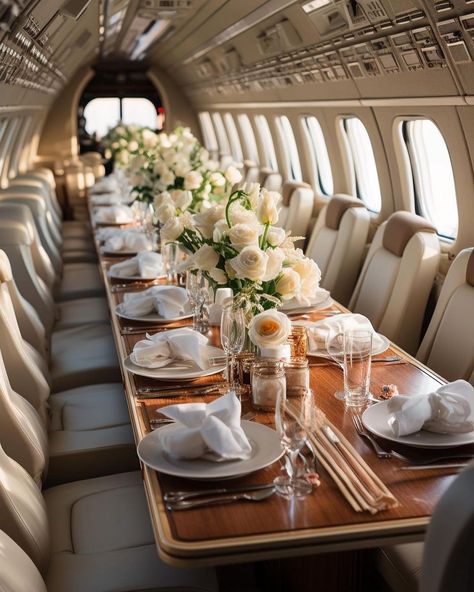 Airplane wedding!✈️🌸 Take your wedding day to new heights💍 Credit: @anne.jang | Instagram Unique Weddings, Airplane Wedding, Wife And Kids, Luxury Wedding Planner, Wedding Chicks, August 25, Shooting Photo, Dreamy Wedding, Event Decor