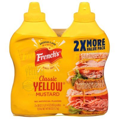 Sams Club Shopping, Honey Mustard Dipping Sauce, French Yellow, French Classic, Shredded Lettuce, Tomato Ketchup, High Fructose Corn Syrup, Squeeze Bottles, Sams Club