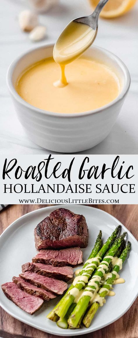 Hollandaise Sauce For Steak, Hollandaise Sauce Breakfast Ideas, Holindaise Sauce Recipe, Holindaise Sauce, Asparagus With Hollandaise Sauce, Best Hollandaise Sauce, Easy Hollandaise, Easy Hollandaise Sauce, Delicious Sauces