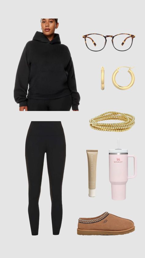 comfy basic outfit 🧸 Black, Outfit Shuffles, Outfits For School, Your Aesthetic, Connect With People, Creative Energy, Energy