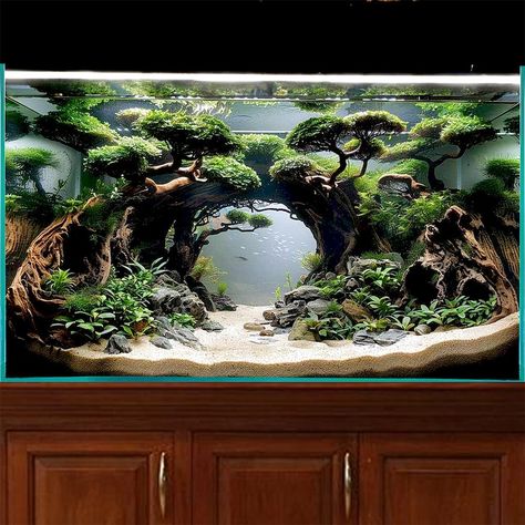 Large Driftwood Aquarium Centerpiece Rock Cave Hardscape Aquascape Fish Tank Decoration - Etsy Driftwood Aquarium Ideas, Large Fish Tank Ideas, Aquascape Design Natural, Fish Tank Decorations Themes, 10 Gallon Aquascape, Aquarium Decorations Diy, Aquarium Centerpiece, River Aquascape, Aquarium Stand Ideas