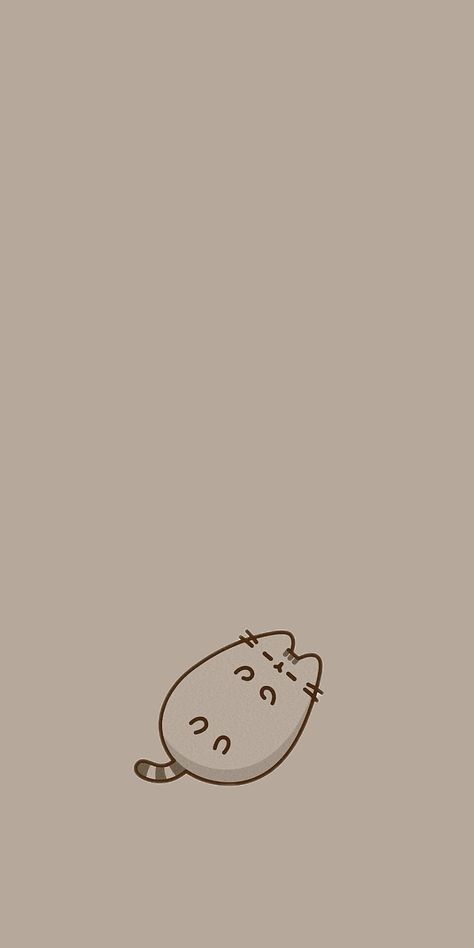 Pusheen Wallpaper Iphone, Pusheen Cat Wallpaper, Pusheen Aesthetic, Pusheen Wallpaper, Pusheen The Cat, Pusheen Cute, Cats Art Drawing, Simple Drawings, Iphone Wallpaper Kawaii