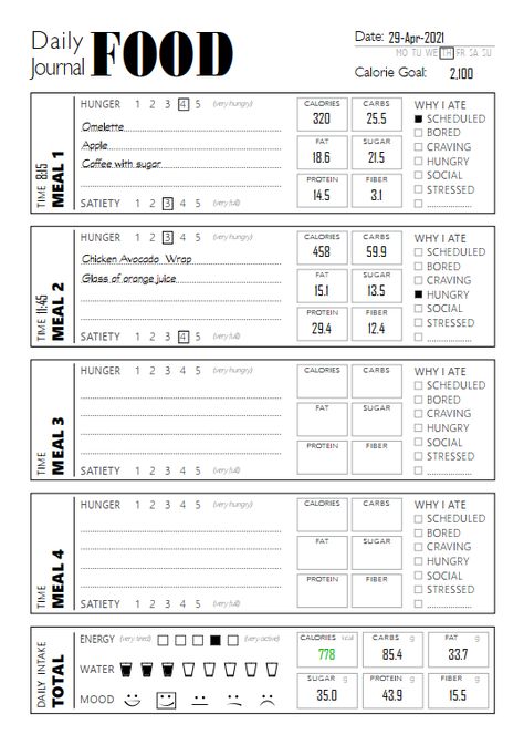 Fitness Planner Digital | Daily Food Dairy | Daily Food Journal | Diet Planner | Meal Tracker productiveplanner #weeklyplannerfreeprintable #kidprintableplanner. Track Calories Food Journal, Daily Food Intake Chart Healthy Eating, Food Log Journal Ideas, Healthy Food Journal, Bujo Food Tracking, Food Logging Journal, Food Log Journal, Daily Food Diary Printable Free, Nutrition Journal Ideas