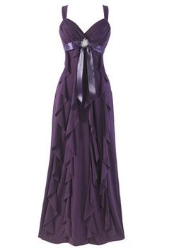 Wedding, Dress, Purple, Bridesmaid, Plum, Eggplant...gorgeous!  Maybe shower or rehearsal dinner dress for the bride?  If you want a change from white Wedding Dress Purple, Prom Dress Inspo, Purple Bridesmaid, Prom Dress Inspiration, Grad Dresses, Maid Dress, Dress Purple, Gorgeous Gowns, Classy Dress