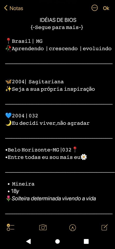 Ideias de bio pro Instagram Instragam Bio Ideas, Bio Instagram Ideas, Bios For Instagram, Bios Instagram, Bio For Instagram, Instagram Bios, Bio Insta, Instagram Bio Ideas, Best Vsco Filters