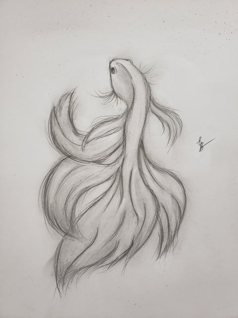 Tattoo Sketches, Betta Fish Sketch, Fish Sketch, Sketch Tattoo Design, Principles Of Art, Fish Drawings, Drawing Skills, Betta Fish, Easy Drawings