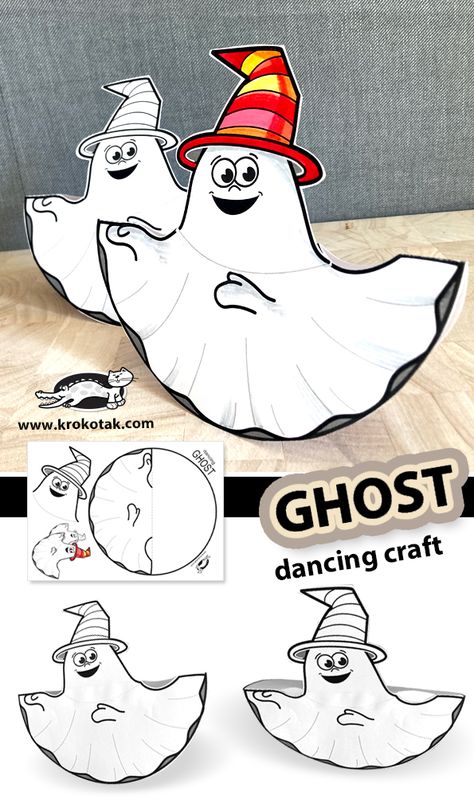 children activities, more than 2000 coloring pages Halloween Bricolage, Cool Crafts For Kids, Craft Ideas With Paper, Strašidelný Halloween, Ideas With Paper, Kids Craft Ideas, Deco Halloween, Cool Crafts, Bricolage Halloween