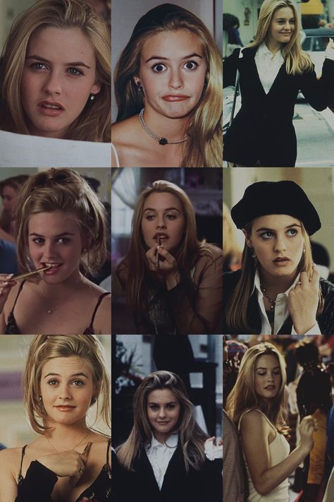 Cher Howoritz Aesthetic, Cher Horowitz Lifestyle, Cher Makeup Clueless, Cher Astethic, Cher Hairstyles Clueless, Cher Aesthetic Clueless, Clueless Hairstyles, Cher Clueless Hair, Cher Clueless Aesthetic