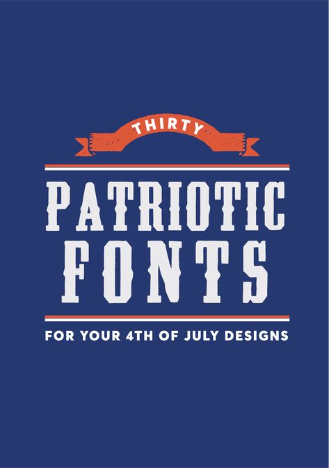 Patriotic Branding, America Graphic Design, Patriotic Logo, America Theme, Decorative Fonts, Gothic Fonts, Aesthetic Fonts, Handmade Font, The Fourth Of July