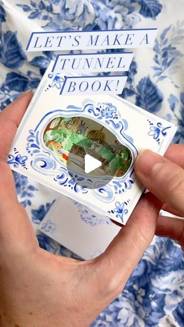 Christmas Tunnel Book, Carousel Book Tutorial, Tunnel Book Tutorial, 3d Tunnel, Tunnel Books, 3d Book, Tunnel Book, Cut Paper Illustration, Craft Work For Kids