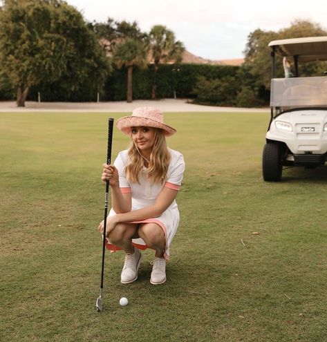 Byrdie Golf Social Wear added a... - Byrdie Golf Social Wear Female Golfers, Sarah Tucker, Women Golfers, Golfers, Something Blue, The History, Blue Dresses, Golf, Instagram Photo