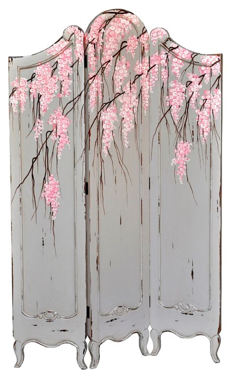 Cherry Blossom Screen Changing Screen, Room Divider Headboard, Temporary Room Dividers, Office Room Dividers, Room Divider Bookcase, Fabric Room Dividers, Dressing Screen, Bamboo Room Divider, Sliding Room Dividers