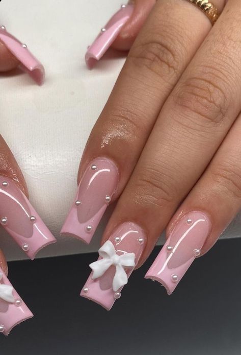 Spring Nail Designs, White Nail, Spring Nail, Nail Designs, Nail Art, Nails, Pink, White, Art