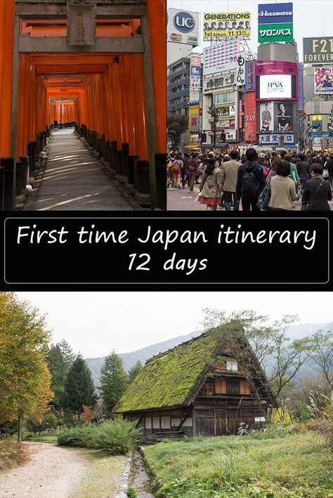 First time Japan itinerary 12 days. Family holiday Japan. Kyoto, Takayama & Tokyo. Japan 10 Day Itinerary, Japan 5 Days Itinerary, Japan Itinerary 10 Days, Japan 7 Day Itinerary, 8 Day Itinerary Japan, Japan Travel Outfit, Osaka Itinerary, Japan Holiday, Kyoto Itinerary