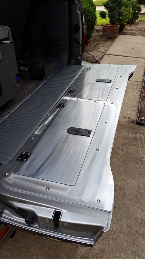 Tailgate Storage Lid 100 series | Page 5 | IH8MUD Forum Toyota Land Cruiser 100 Series, Tailgate Storage, Land Cruiser 100 Series, Truck Accesories, Cool Truck Accessories, Toyota Land Cruiser 100, Truck Bed Camping, Land Cruiser 80, Defender 130