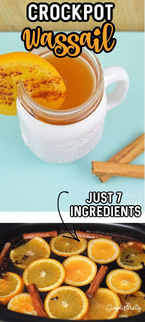 Crockpot Wassail, Wassail Recipe Crockpot, Wassail Recipe, Live A Simple Life, Spiced Drinks, A Simple Life, Christmas Recipe, Easy Paleo, Christmas Snacks