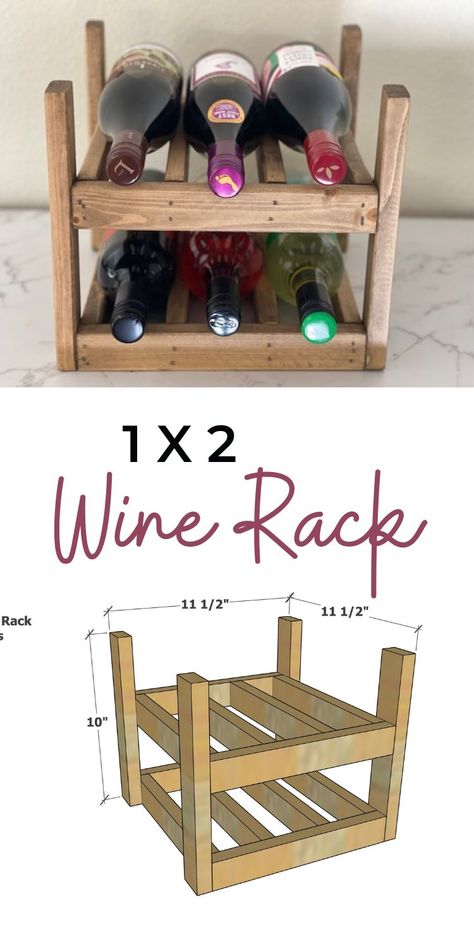 Build A Wine Rack, Diy Wine Rack Projects, Wine Rack Projects, Small Wine Racks, Liquor Storage, Wine Rack Plans, Wine Rack Design, Built In Wine Rack, Tool Storage Diy