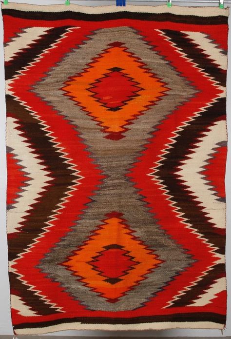 Navajo Textiles, Navajo Rugs, Ethnic Art, American Southwest, Transitional Rugs, Vintage Navajo, Tapestry Weaving, Native American Art, American Art