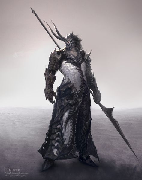 Spear Warrior, Game Concept Art, Fantasy Monster, Fantasy Armor, Fantasy Warrior, High Fantasy, Character Design Male, Creature Concept, 판타지 아트