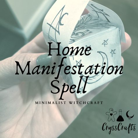 Manifest New Home Spell, Home Manifestation Spell, House Manifestation Spell, Manifestation Spells Witchcraft, Manifesting Spells, Manifestation Spell Jar, Basic Spells, Home Outside Design, Herbal Witchcraft