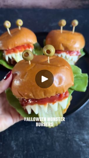 Halloween Cheeseburgers, Burger Station, Potato Seasoning, Jalapeño Bacon, Spooky Dinner, Oregano Salt, October Daily, Creative Halloween Decorations, Pickle Slices