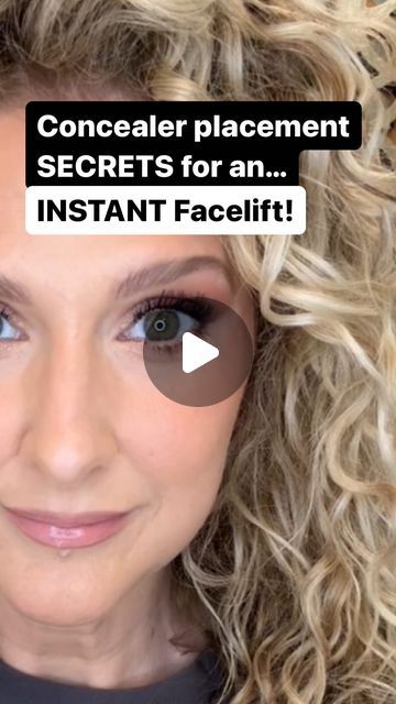 Abigail Quinn on Instagram: "This strategy is worth ur time!  Makeup placement matters - and this really does work to lift the face!!  (Especially for those of us 40+)  🚨 I DO recommend a quality concealer that’s not going to cake up and get all funky on you.   🙋‍♀️I use an anti-aging formula that helps cancel out my dark circles & puffiness and is super hydrating!  💅🏼 Plus it’s got long-lasting, sweat-resistant coverage!   👉Comment ➡️ Facelift ⬅️ for the link to the concealer and brushes used!   🔥Save for later!  ❤️ Follow for me beauty tips!   #Makeuphacks #easymakeup #easymakeuptutorial #makeuptutorial #makeuptips #makeuptipsandtricks #makeupforbeginners #bellame #bellamebeautyofficial #bellamebeauty #antiagingmakeup #antiagingskincare #hyaluronicacid #crueltyfreemakeup  #makeupid How To Hide Wrinkles With Makeup, 40 Plus Makeup Over 40, Concealer Tips How To Apply Over 40, Make Up In Your 40's For Women, Under Eye Concealer Over 40, Makeup In Your 40s Over 40, Makeup Tips For Over 40, Face Lifting Makeup, Make Up Over 40