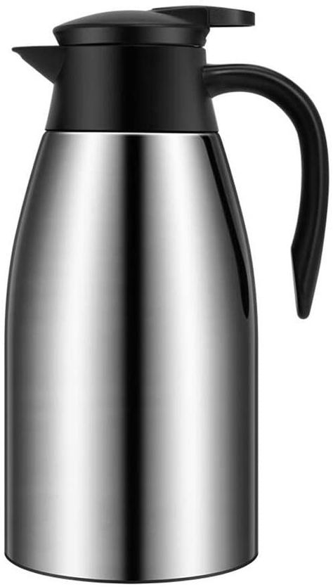 AmazonSmile: 68oz Coffee Carafe Airpot Insulated Coffee Thermos Urn Stainless Steel Vacuum Thermal Pot Flask for Coffee, Hot Water, Tea, Hot Beverage - Keep 12 Hours Hot, 24 Hours Cold: Kitchen & Dining Tea Flask, Coffee Flask, Coffee Thermos, Coffee Carafe, Thermos Flask, Tea Milk, Stainless Steal, Frothing Pitcher, Brewing Tea