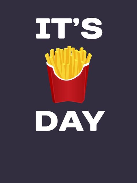 National French Fry Day, Fry Day, French Fry, Vinyl Ideas, Group Activities, French Fries, Atari Logo, Hummus, Vinyl Sticker