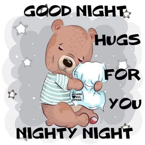 Good Night Hugs, Night Hug, Hugs For You, Funny Good Night, Sweet Dreams Sleep Tight, Cute Good Night Quotes, Good Night Hug, Good Night Qoutes, Good Night Cat