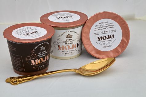 Upgrade Your Pudding Cup with Chocolate Mousse from MOJO Desserts Cup Packaging Ideas, Mousse Packaging, Pudding Packaging, Choco Mousse, Cup Packaging, Pudding Cup, Dark Chocolate Mousse, Pizza Express, Hazelnut Praline