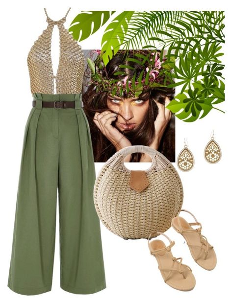 "Like Amazonian outfit -  for the hot jungle summer" by mesar79 ❤ liked on Polyvore featuring River Island and Sparkling Sage Jungle Themed Outfits Women, Jungle Theme Outfit Women Party Ideas, Jungle Vibes Outfit, Forest Party Outfit, Jungle Inspired Outfit, Welcome To The Jungle Theme Outfit, Summer Theme Outfit, Jungle Theme Outfit Women, Jungle Theme Outfit