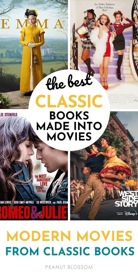 8 Modern Movie Versions of Classic Books Steven Spielberg Movies, Best Classic Movies, Books Turned Into Movies, Movies Classic, Classic Literature Books, She's The Man, Bridget Jones Diary, Character Dance, Classic Novels