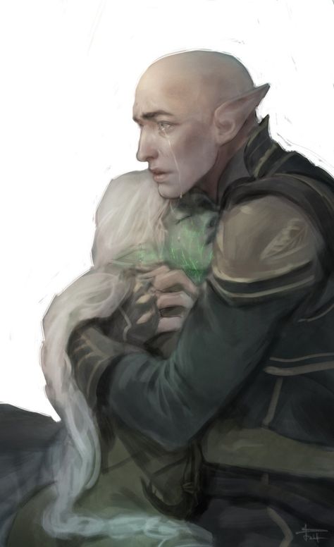 (20) If I have to choose between sacrificing Lavellan and Solas to save the world ....... – @pickled0ctopus on Tumblr Dragon Age Inquisition Solas, Solas X Lavellan, Dragon Age Comics, Dragon Age Solas, The Dread Wolf, Solas Dragon Age, Dragon Age Fanart, Dread Wolf, Dragon Age Romance