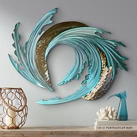 Modern Wall Art Piece, 3 Dimensional Wall Art, Large Coastal Wall Decor, Wall Sculpture Art Modern Living Rooms, Resin Art Wall Decor, Metal Wall Art Decor Living Room, Mural Wall Art Creative, Clay Wall Art Diy, Diy Metal Wall Art