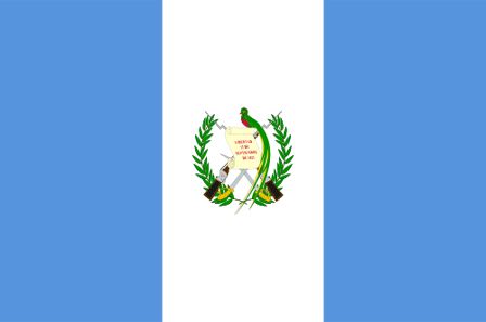 The flag of Guatemala was officially adopted on August 17, 1871. The blue and white are the original colors used by the United Provinces of Central America. The coat of arm (centered on white) was adopted in 1968 and features the quetzal bird, a symbol of liberty, perched on the Declaration of Independence Guatemalan Flag, Guatemala Flag, Painting Website, Flag Coloring Pages, Guatemala City, Lake Atitlan, Flags Of The World, Canvas Crafts, State Flags