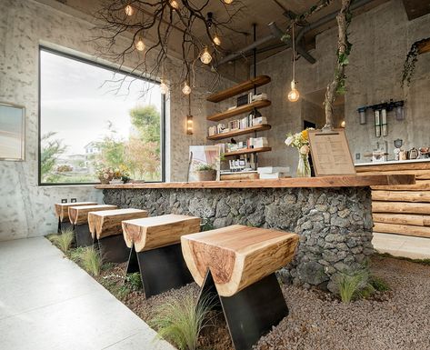 Wanting Something This Uniquely Beautiful for Food and Drink at Spanish Banks – Scout Magazine Outdoor Seating Cafe, Cafe Seating, Restaurant Seating, Jeju Island, Coffee Shop Design, Restaurant Interior Design, Contemporary Interior Design, Restaurant Interior, Cafe Interior