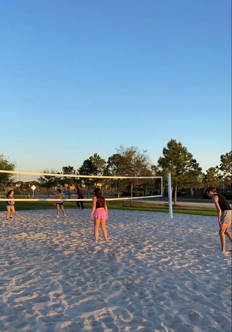 Sunset Sand Volleyball Court the summer i turned pretty Volleyball Sand Court, The Summer I Turned Pretty Volleyball, Beach Volleyball Tournament, Summer Volleyball Aesthetic, Sand Volleyball Aesthetic, Sand Volleyball Outfit, Outdoor Volleyball Court, Backyard Volleyball, Summer Volleyball