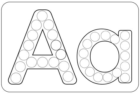 A Dot Worksheet, Letter S Activities, Dot Marker Activities, Dot Letters, Dots Free, Dot Worksheets, Printable Alphabet Letters, Free Printable Letters, Do A Dot